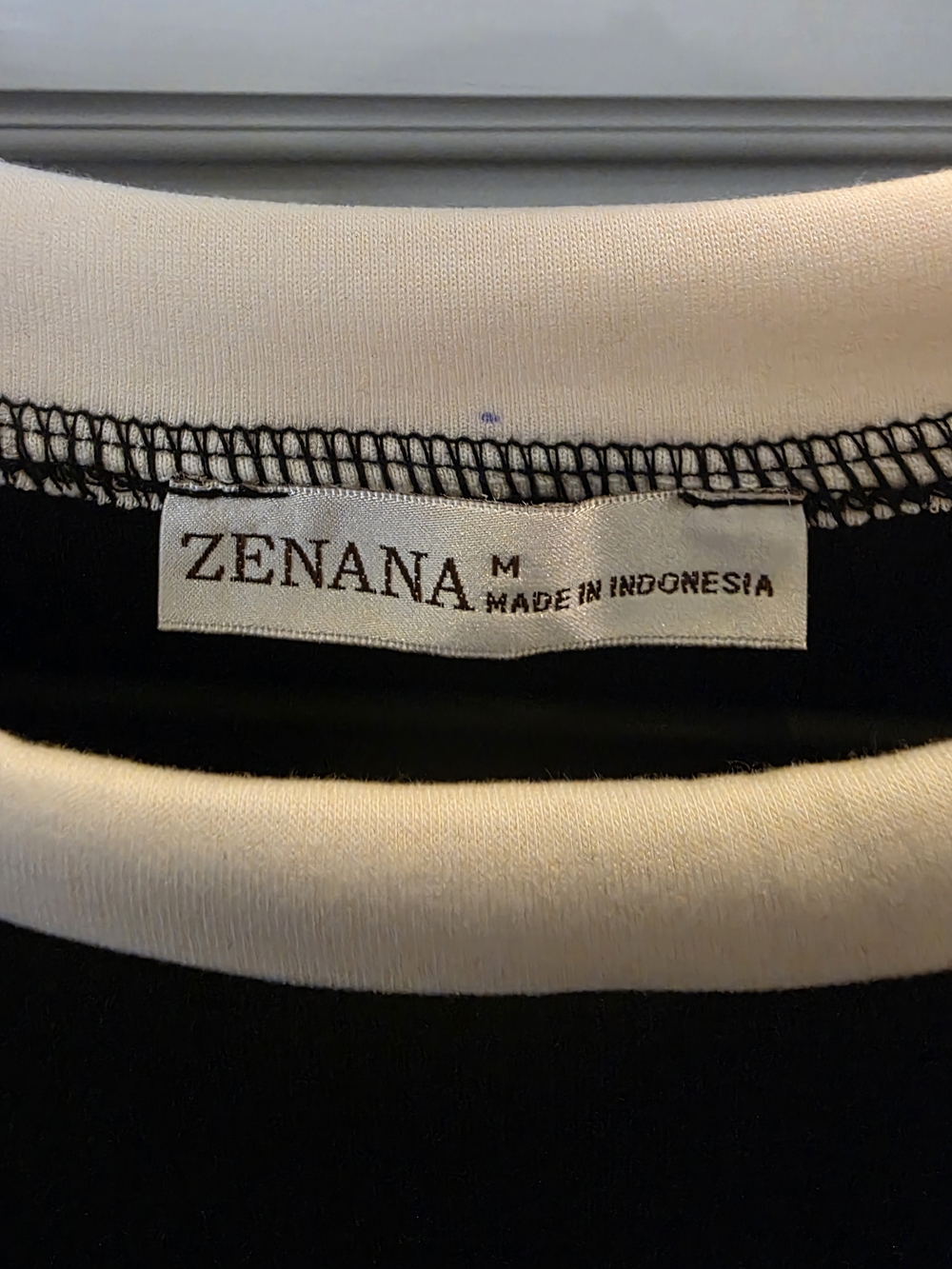 Zenana Outfitters Black and White Wide Leg Pants & Top Scuba Set - Women's - Picture 4 of 5